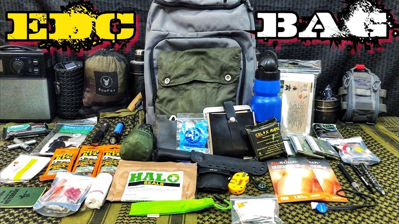 Every Day Carry EDC Survival Bag - Urban & Wilderness Kit 