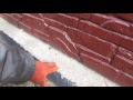 Краска на забор из пенопласта через год