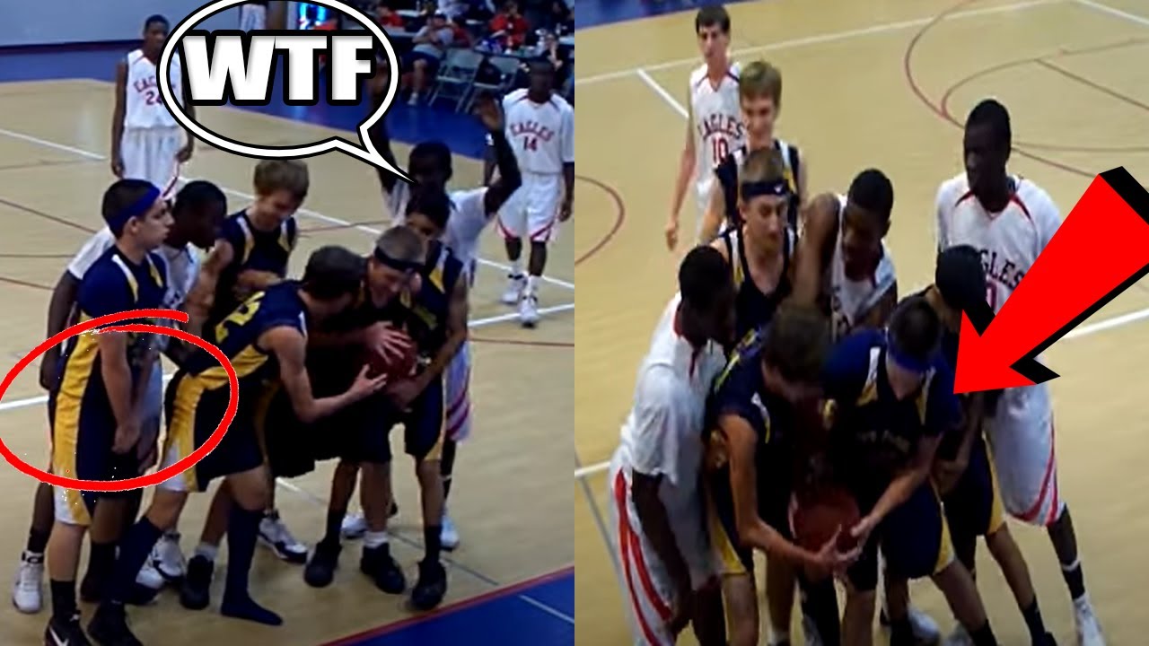 THIS IS THE WEIRDEST THING YOU WILL EVER SEE IN HIGH SCHOOL BASKETBALL