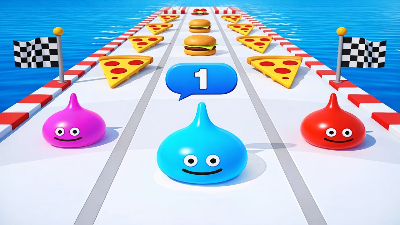 Slime Run Race - All Levels Gameplay Android,ios MAX LEVELS NEW UPDATE