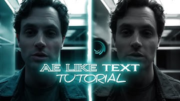 AE like Text TUTORIAL | Alight Motion TUTORIAL (+Preset)
