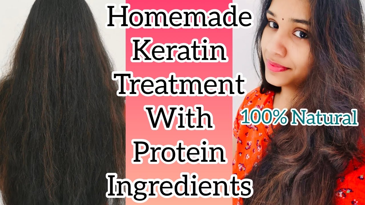 How to do Hair Keratin Treatment at Home II For Straight Smooth & Shiny