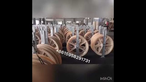 Diameter 822 mm Large diameter String Block for 550 KV stringing