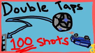 The BEST Double Tap Training Packs (100 Shots!) | Tutorial | Rocket League