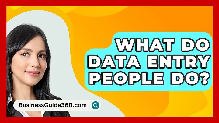 What Do Data Entry People Do? - BusinessGuide360.com