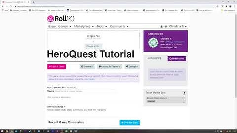 HeroQuest on Roll20 Tutorial 1: Game Creation and Map Making
