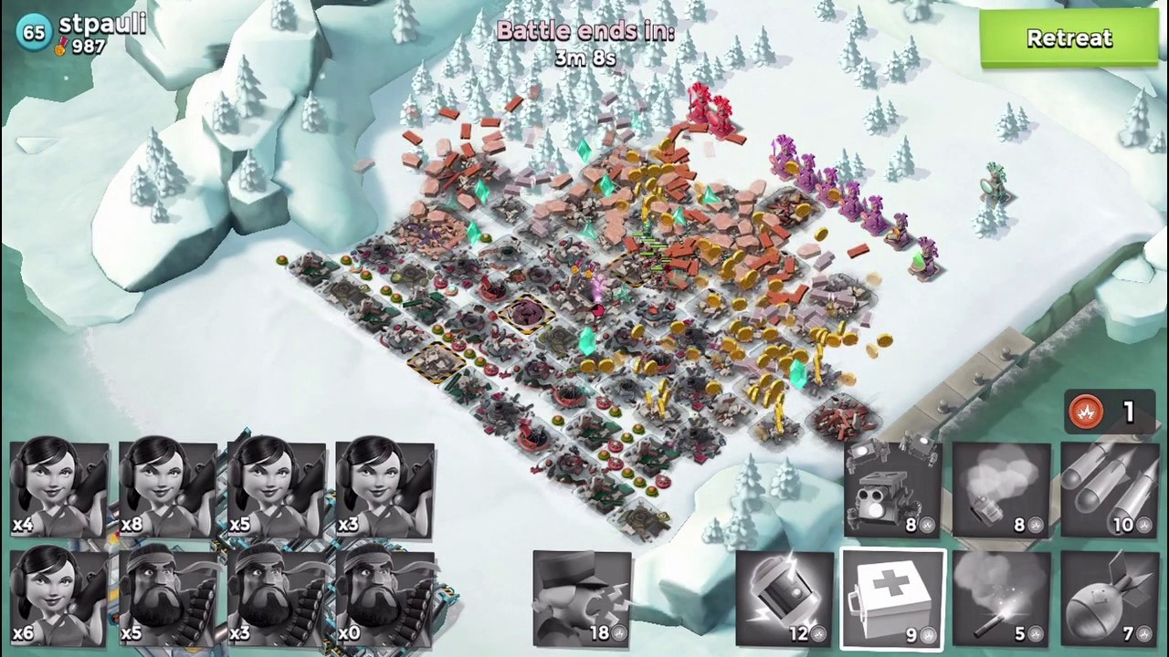 Boom Beach NEW WORLD RECORD IN POWER STONE CHANCE 763 😱😱😱 YouTube