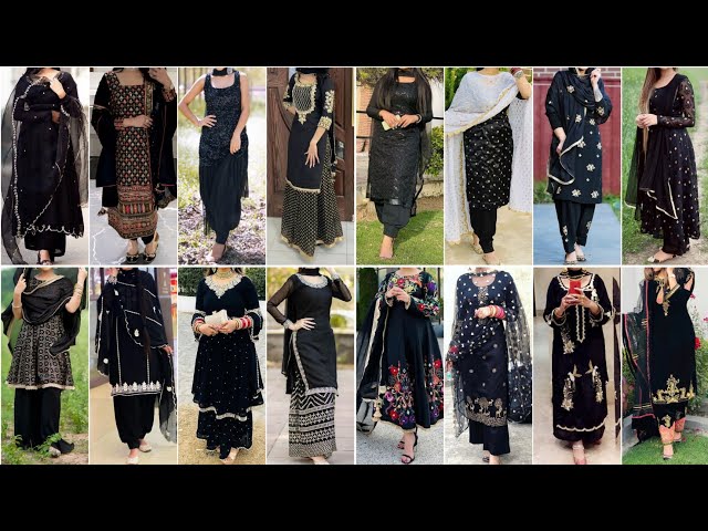 Black suits designs 2019 ll latest design simple black suits - YouTube