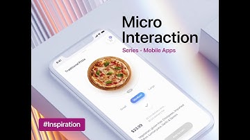 App Animation & Micro Interaction for Inspiration