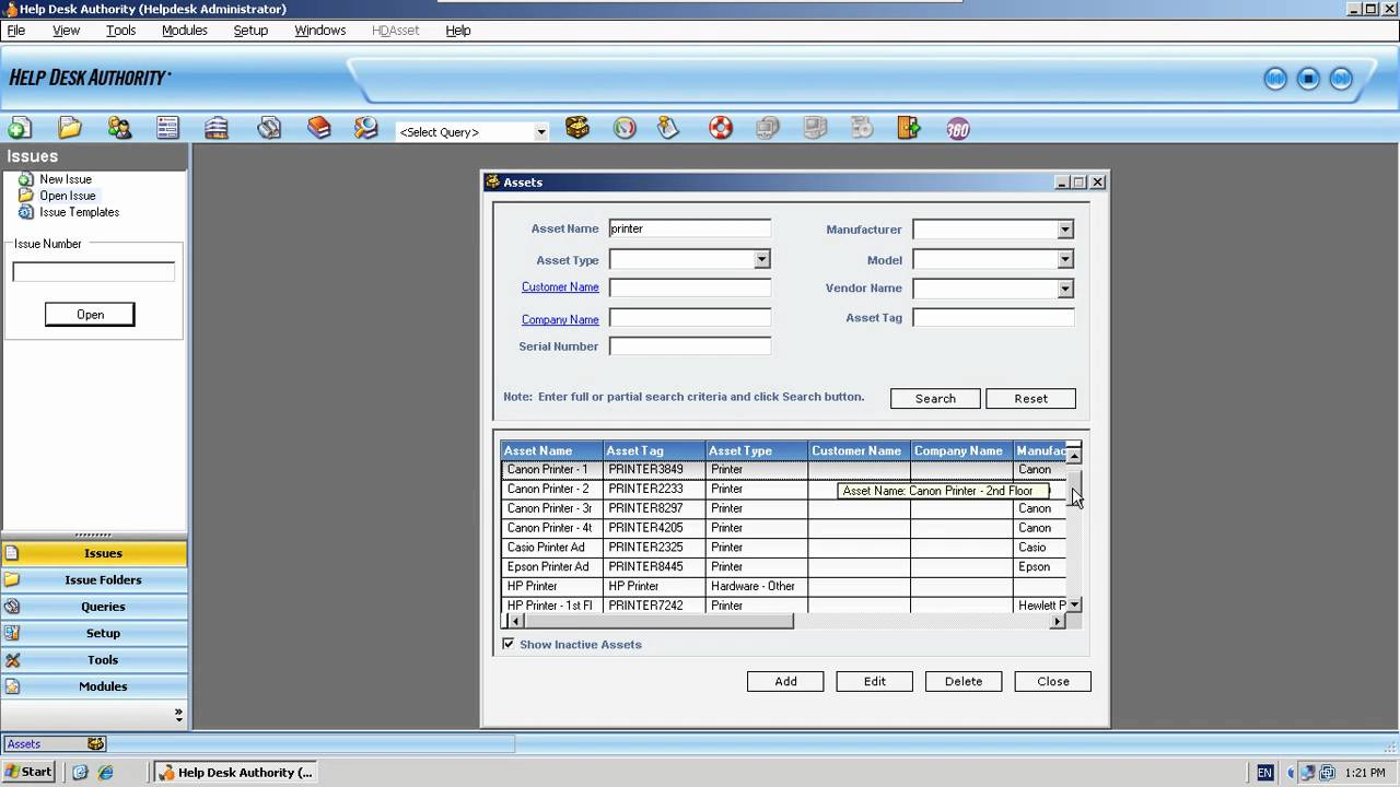 Scriptlogic Helpdesk Authority Viewing Assets Youtube