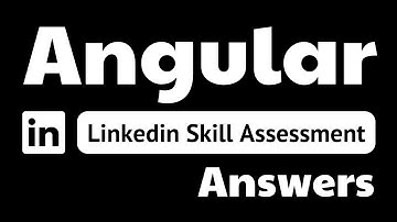 angular linkedin assessment answers || theanswershome