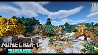 THE MINING AREA IS COMPLETE!!! - Minecraft 1.16 Survival Let's Play - Episode 16