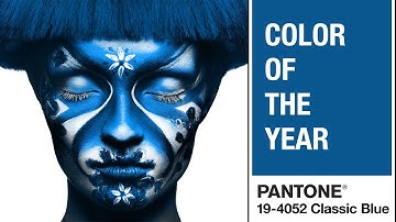 Creating an Avant Garde Beauty Shoot with the Pantone Color of the Year 2020 -- Classic blue