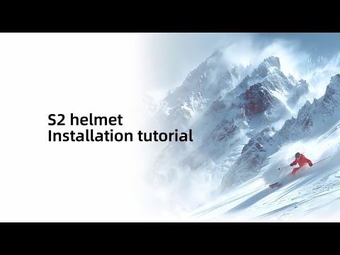 EJEAS S2 | Helmet installation tutorial | Ski Group Intercom System