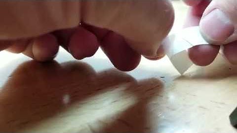 How-to Label Tape Peel Trick