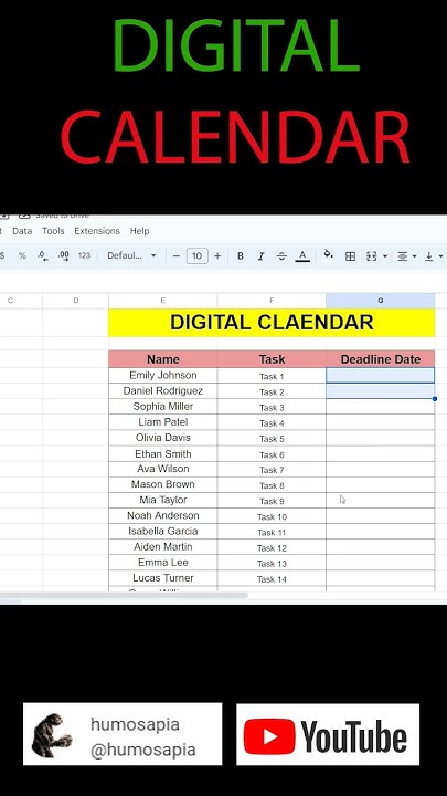 how-to-make-calendar-in-excel-youtube