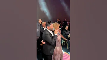 شاهد رقص تامر حسني و يسرا علي اغنية و من النهارده هدلعني في فرح عائلة العدل 
