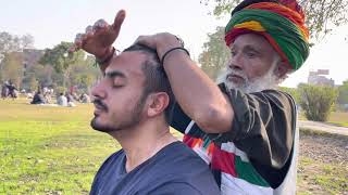 ASMR Head Massage‍️Pakistani barber (ear,eyes,hand,shoulder)Meets Bangalibaba