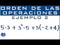 Operaciones combinadas | suma, resta, multiplicación, división, potenciación, radicación | Ejemplo 2