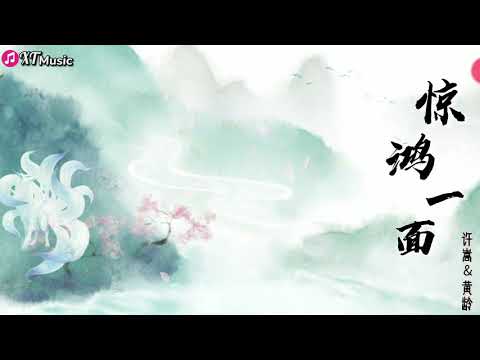 【许嵩&黄龄-惊鸿一面】 ♫【动态歌词Lyrics】『史书列豪杰 功过有几许 我今生何求 惟你』