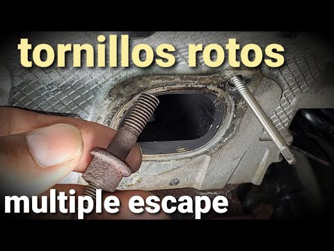 Video: ¿Por qué se rompen los tornillos del colector de escape?