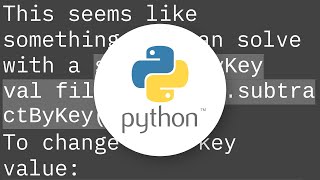 Perform Set Difference on RDDs in Spark Python