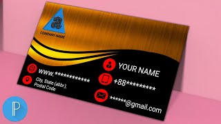 How to Make a Business Card on Android Mobile,  Pixellab ! screenshot 2