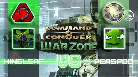 Command and Conquer Tiberium sun Mod [ WARZONE ONLINE MATCH KINGLEAF vs PEASPOD- TECH LEVEL 10 ]