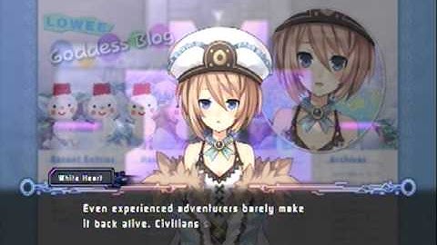 Hyperdimension Neptunia - White Heart Blog Planet PR (Islands)