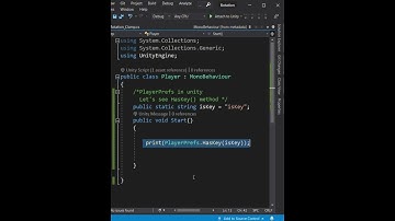 PlayerPrefs in unity, use of  Haskey() method #unity #gamedevelopment #unitytips
