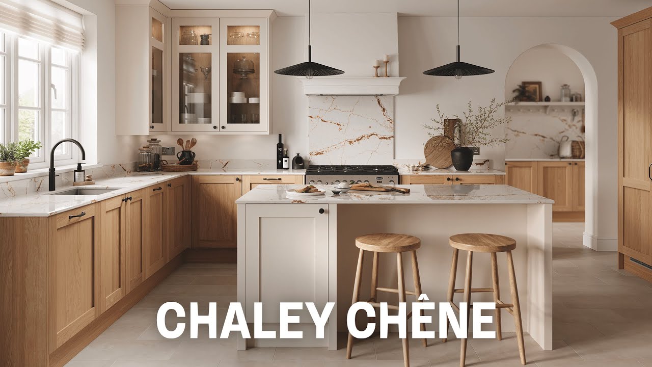 Gamme Chaley Chêne : une cuisine au charme authentique en bois massif