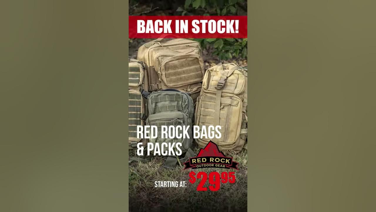 RED Rock Bags and Packs! Are In stock YouTube