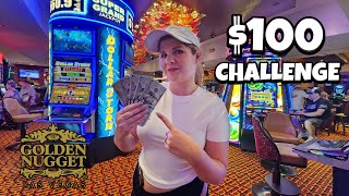 How Long Will $100 Last in Slots at GOLDEN NUGGET in Las Vegas?!