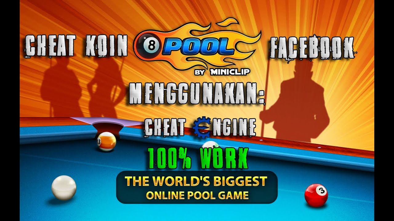 Cheat Koin 8 Ball Pool Menggunakan Cheat Engine - 