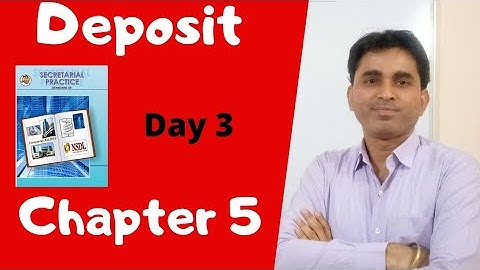 Day 3 l Terms and conditions for Accepting Deposits l Chapter 5 l Class 12th l As per new syllabus