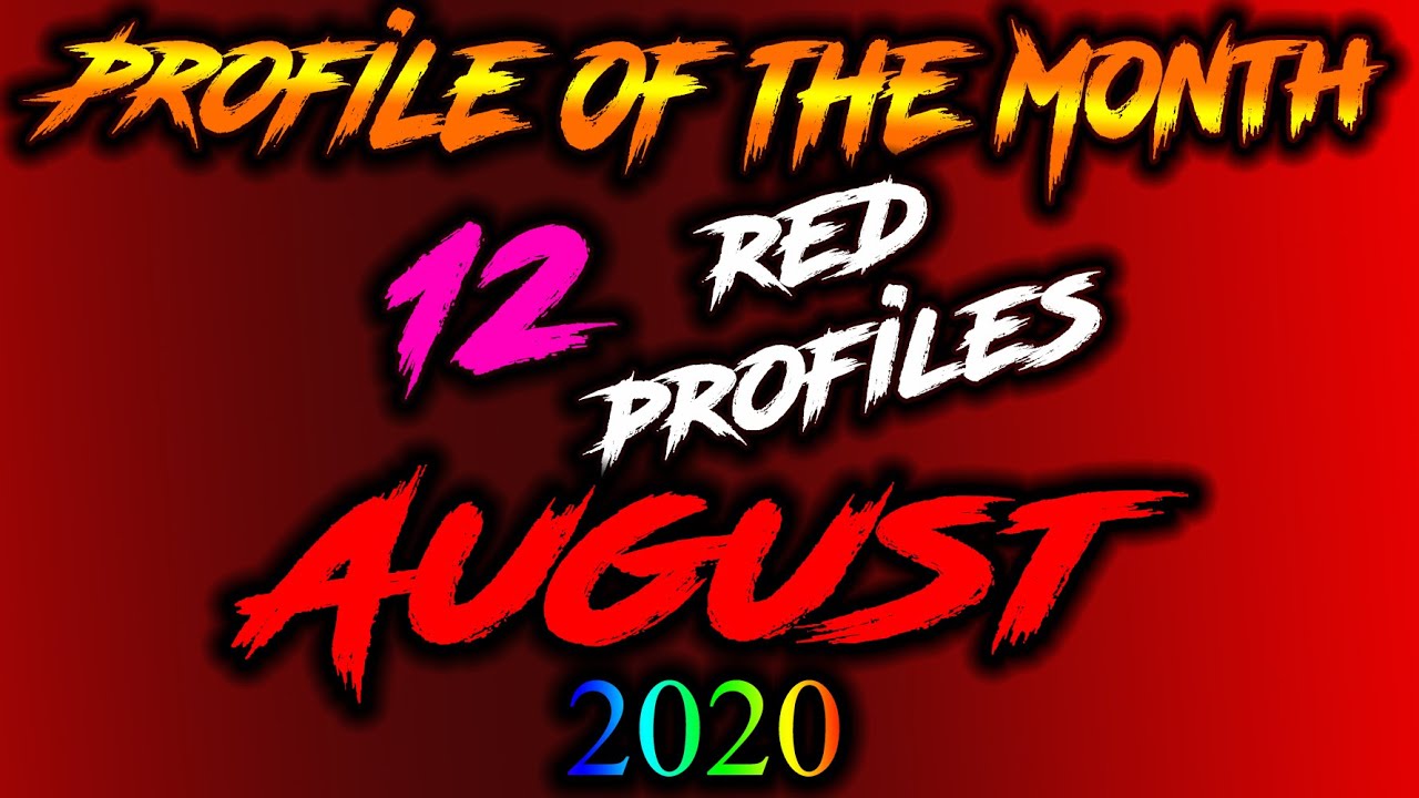 12 Red Razer Chroma Profiles Profile of the Month August 2020 YouTube
