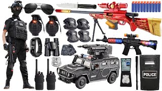 Special toy set unboxing experience! Sniper guns, rifles, alloy police car grenades, etc.