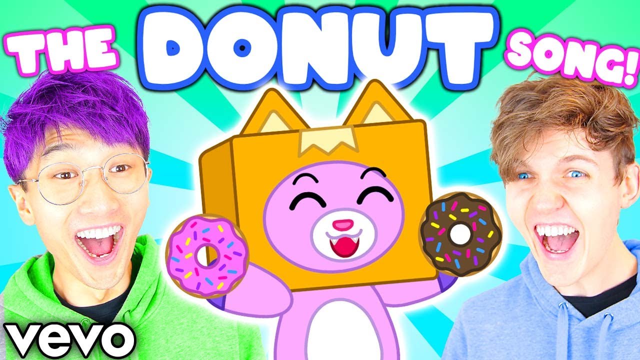THE DONUT SONG  Official LankyBox Music Video