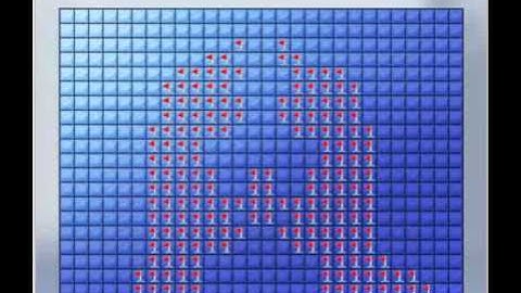 【東方】Bad Apple!!　ＰＶ【影絵】 Windows Minesweeper