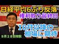 2026年9月28日【日経平均6日ぶり反落　権利取り最終日　10月以降の相場に期待】（市況放送【毎日配信】）