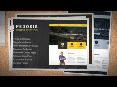 Pedosis - Construction Responsive Wordpress Theme + Download