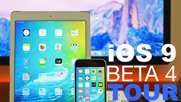 iOS 9 beta 4 : Tour