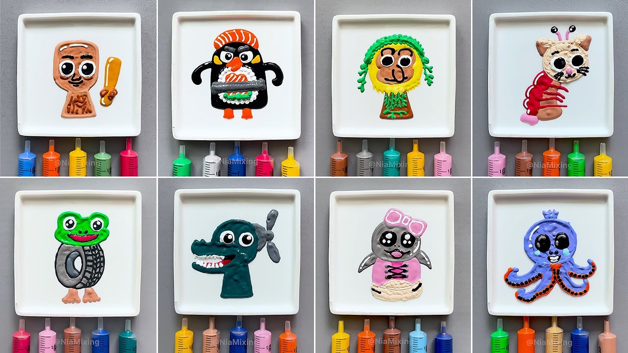 Sprunki sigma boy Коллекция смешивания цветов 💖 Угадайте финальный цвет?