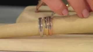 Argyle Diamond 1/3cttw Band Ring, 14K Gold with Jennifer Coffey