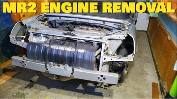 Engine Removal Part 1 | MR2 Build