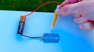 How To Make Simple Pencil Welding Machine At Home With Blade | practical invention by Inventor 101 1,916,812 views 2 weeks ago 3 minutes, 39 seconds