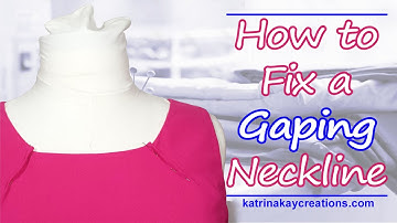 How to Fix a Gaping Neckline