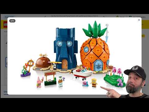 LEGO Spongebob sets for adult collectors! Icons Bikini Bottom & BrickHeadz #NotSponsored 11386 40858