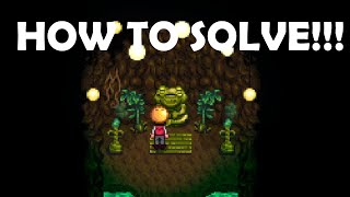 How to SOLVE the FROG'S QUEST - Ginger Island - Stardew Valley 1.5 NEW UPDATE