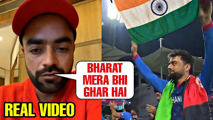 Rashid Khan reveals why he waved INDIAN FLAG after Afghanistan beat Pakistan | WC 2023